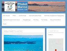 Tablet Screenshot of phuketcruisingyachtclub.org